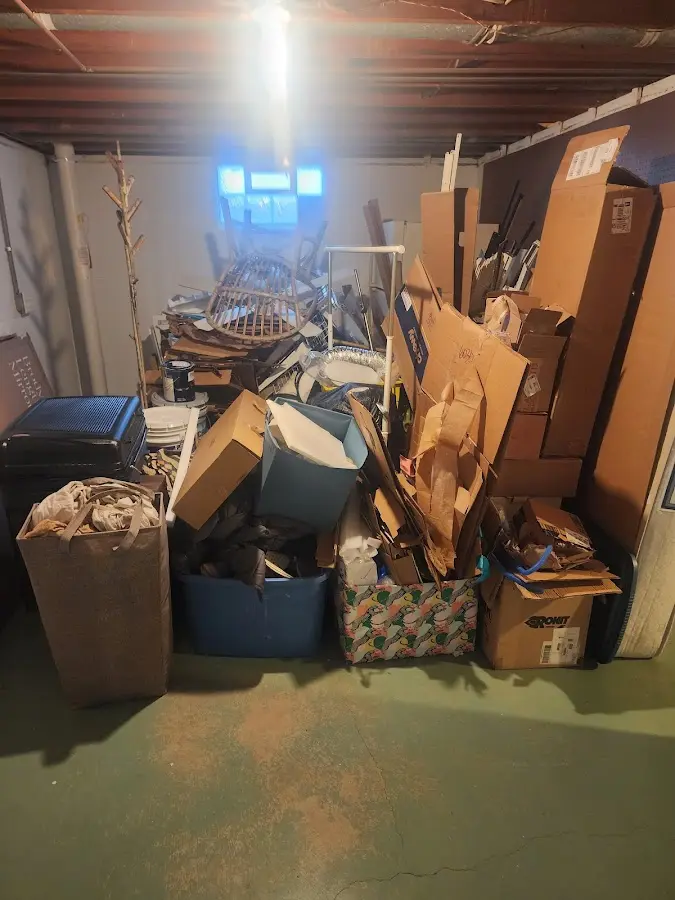 Roll-off dumpster container at job site for Construction Dumpster Rental in Fishhook